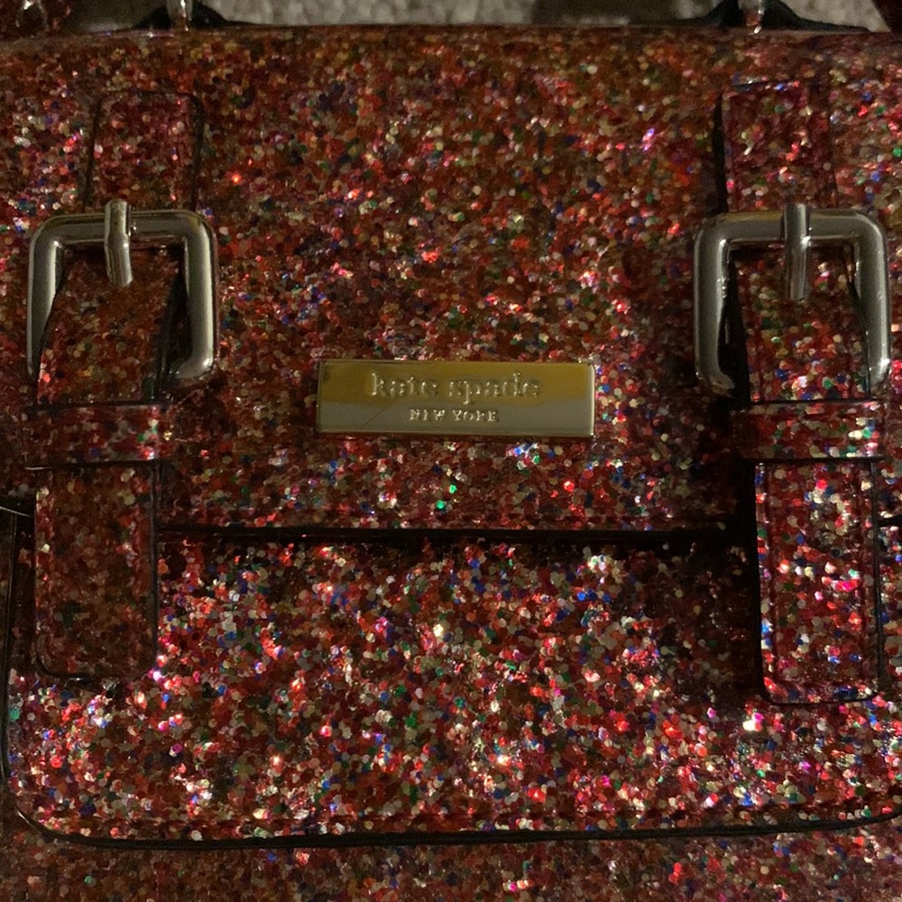 🟠 Kate Spade 🟠 glitter crossbody mini bag - Picture 5 of 9